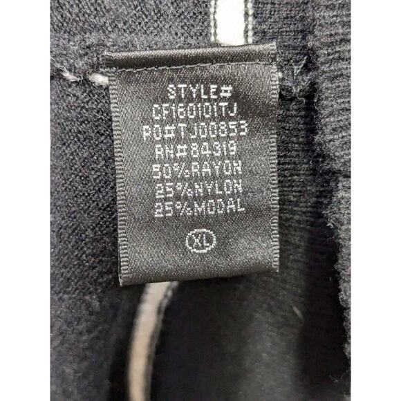 Cyrus Turtleneck Sweater Womens XL Cowl Tunic Pullover Top Striped - Picture 6 of 13